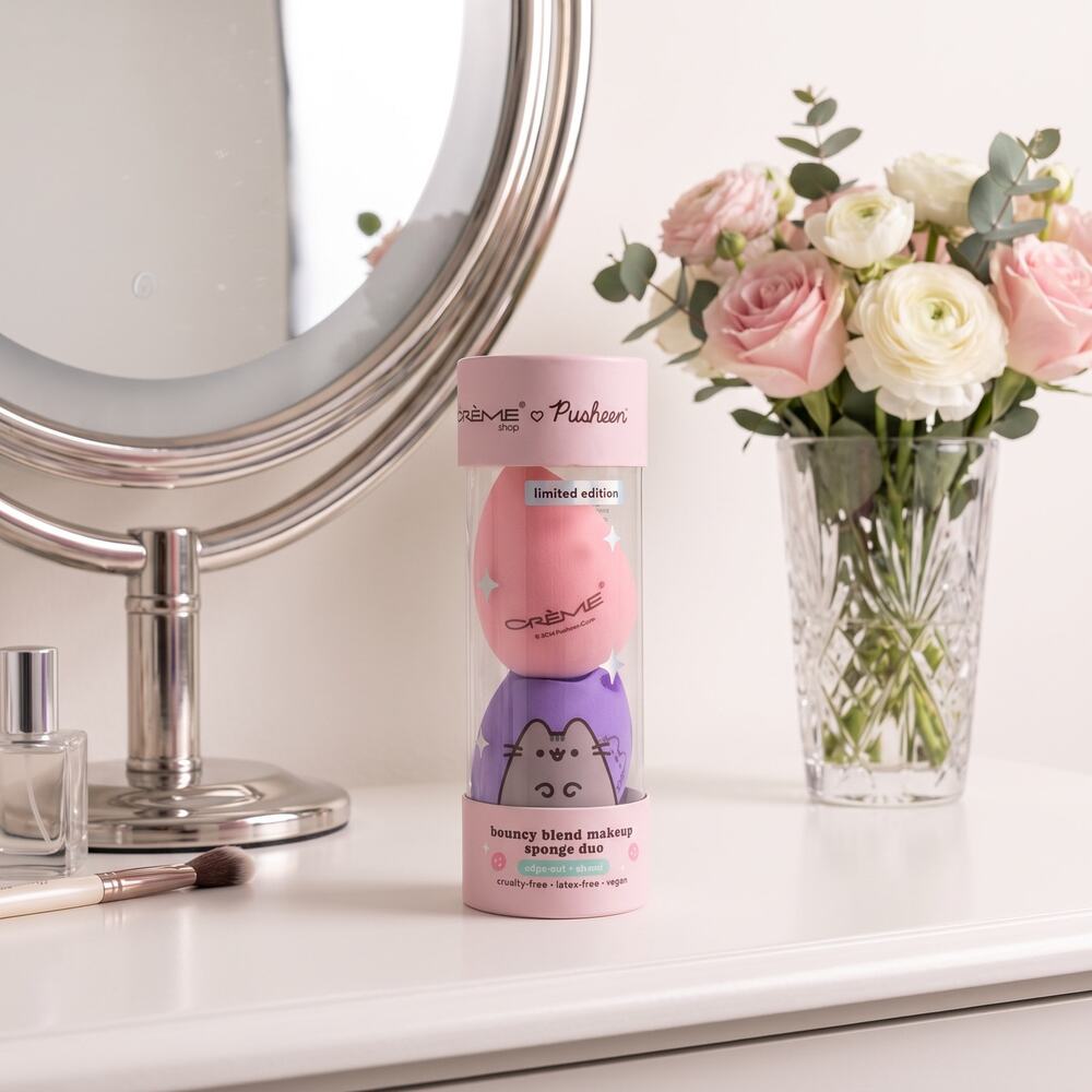 The Crème Shop x Pusheen Bouncy Blend Makeup Sponge Duo Limited Edition